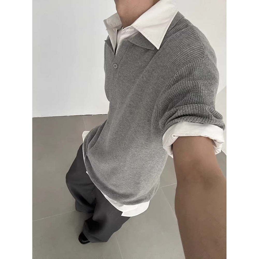 Summer Old Money Style Ruan Handsome High-grade Top