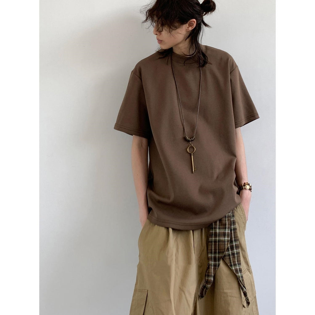 Short-sleeved T-shirt Men's Crew Neck Inner T-shirt