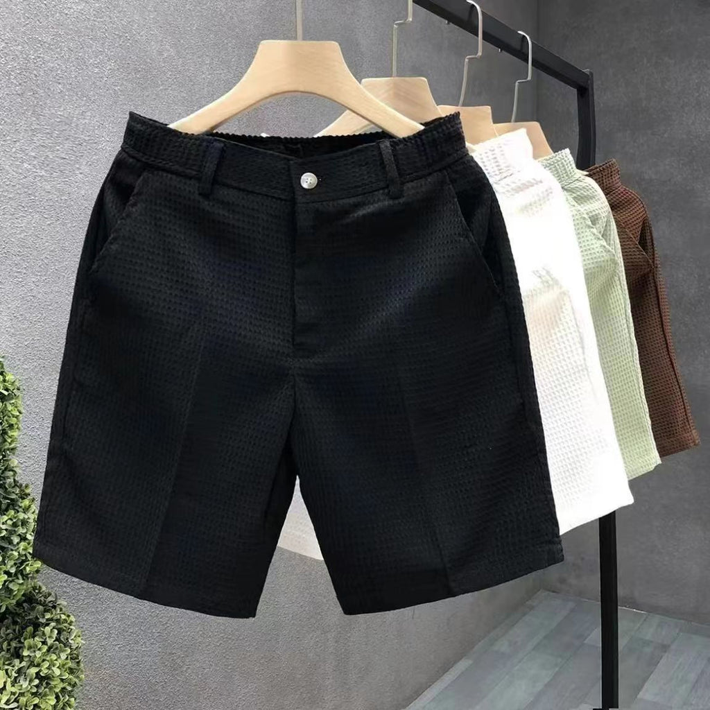 Summer New Thin Cropped Pants Fashion Outwear Slim Fit All-matching