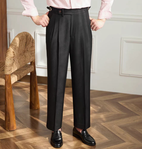 Versatile Casual Wide Leg High-waisted Trousers