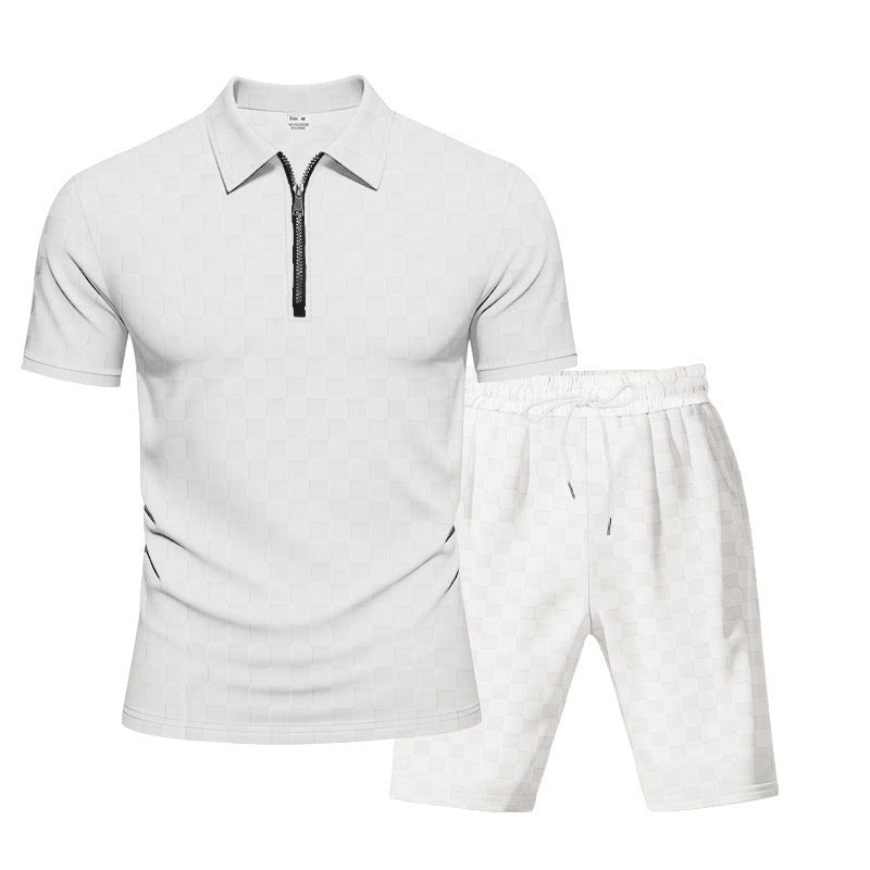 Summer Men's Loose Casual Simple Set