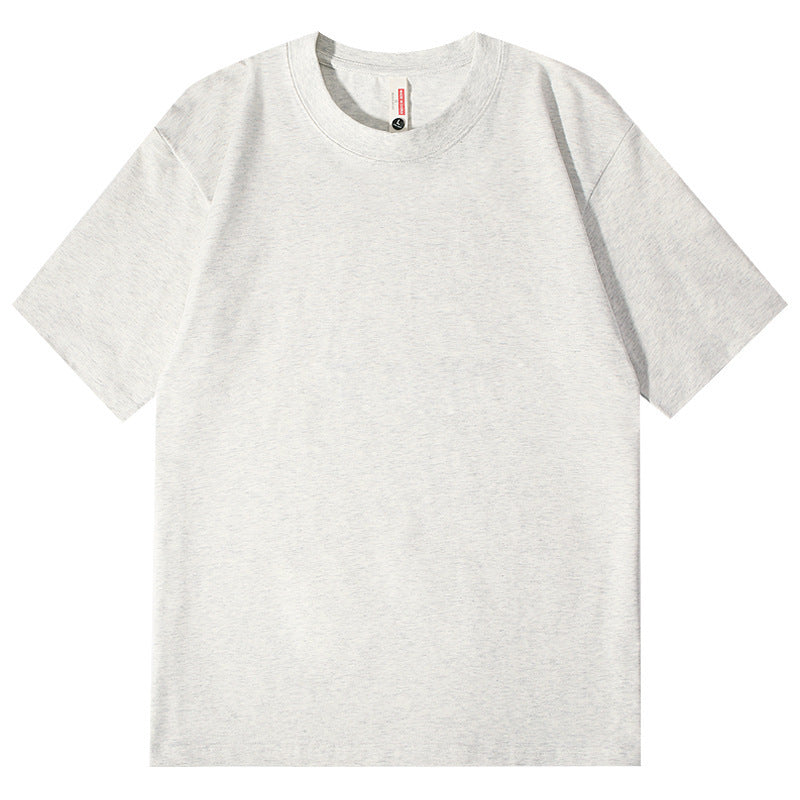 Ice Feeling Sorona Brushed T-shirt 220g American Round Neck Drop Shoulder