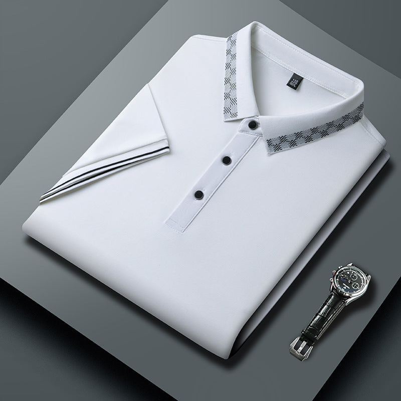 Men's Short-sleeved T-shirt Clothing For Middle-aged Dad Loose Casual