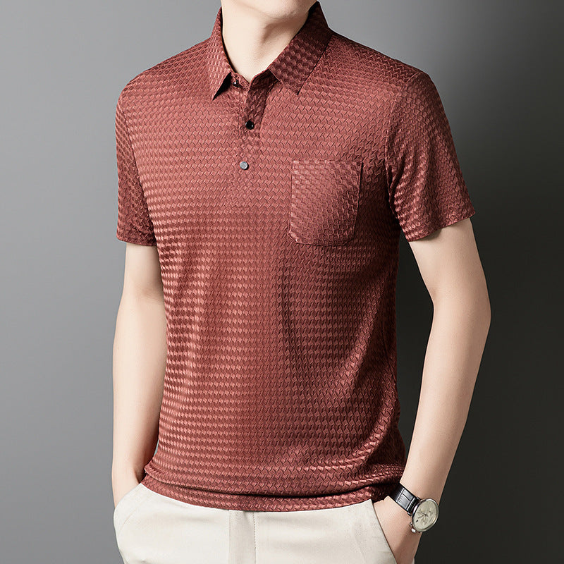 Men's Casual Fashion Half Sleeve Short Sleeve With Pocket