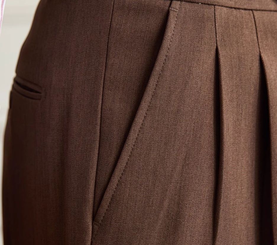 Versatile Casual Wide Leg High-waisted Trousers