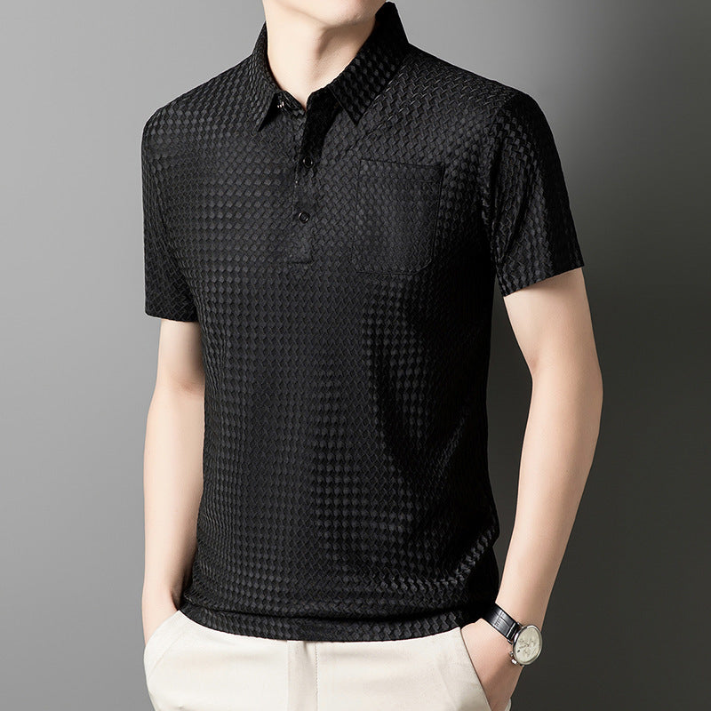 Men's Casual Fashion Half Sleeve Short Sleeve With Pocket