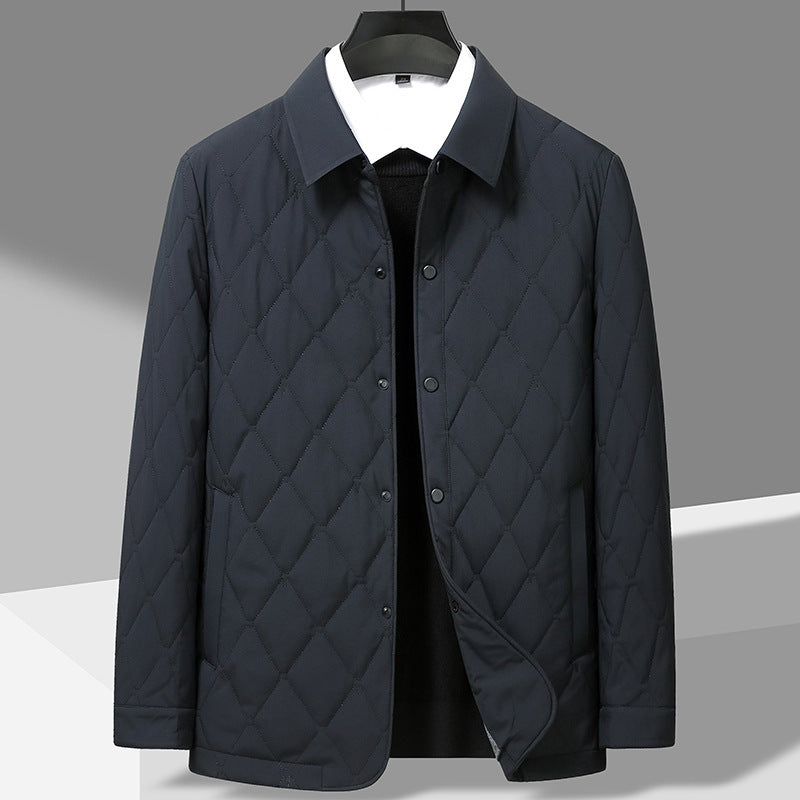 Men's Shirt Autumn Winter Cotton-padded Coat