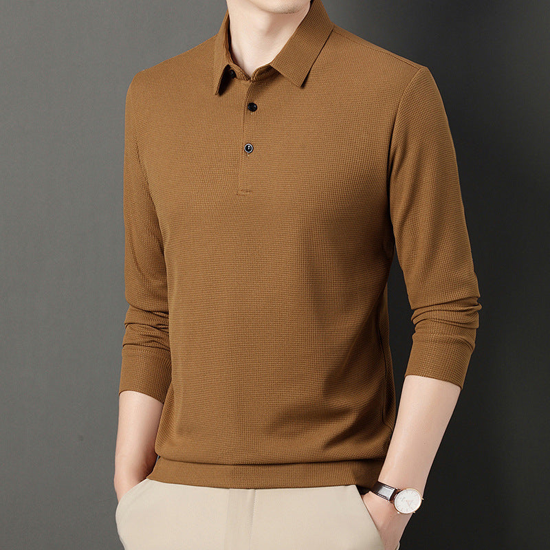 Men's Business Fashion And Leisure Long Sleeve T-shirt