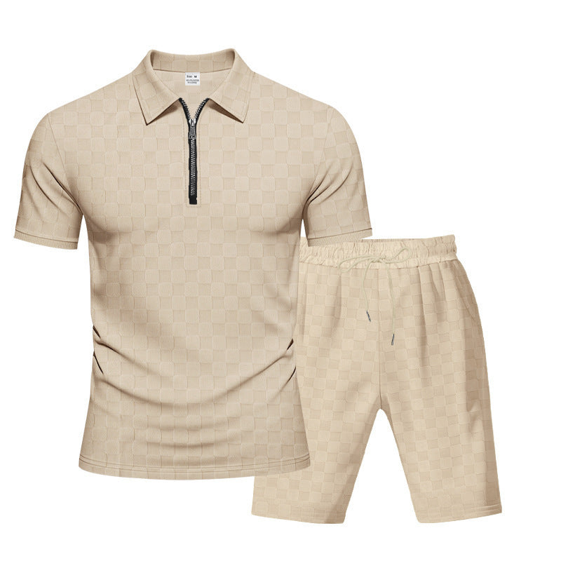 Summer Men's Loose Casual Simple Set