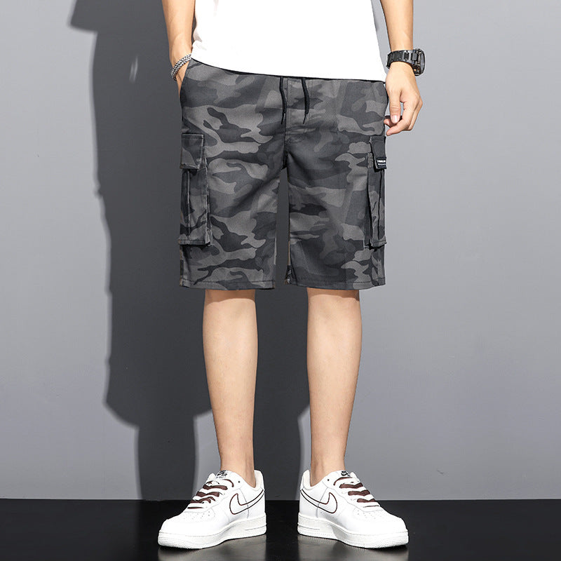 Summer Camouflage 5-point Workwear Shorts Men