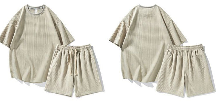 Pair With A Two Piece Set Of Loose Casual Sports Short Sleeved Shorts