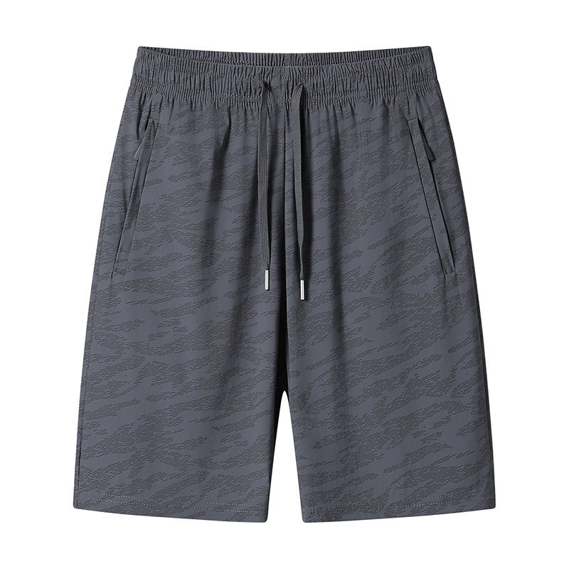 Fashion Personality Ice Silk Stretch Casual Pants Men