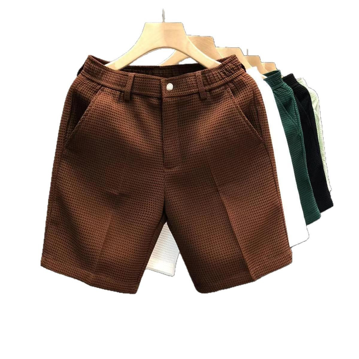 Summer New Thin Cropped Pants Fashion Outwear Slim Fit All-matching