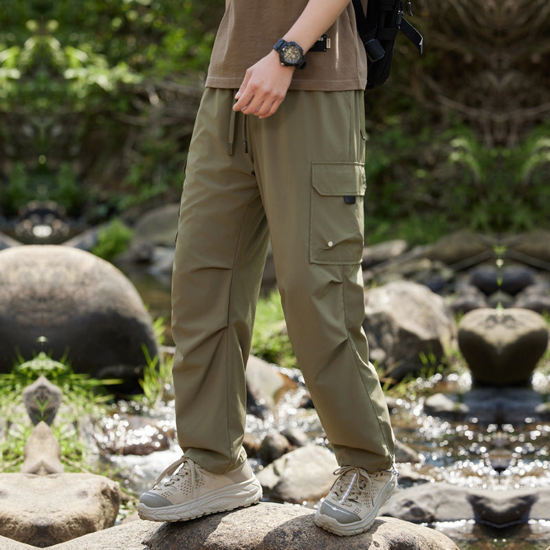 Rush Casual Pants Men's New Summer Quick-drying Men's Design Overalls