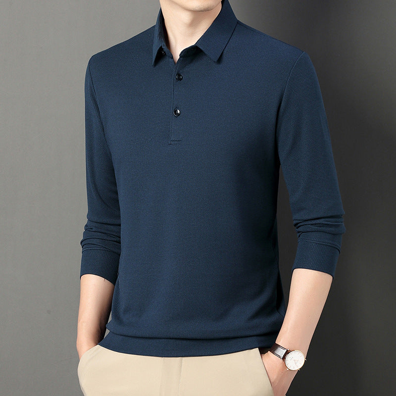 Men's Business Fashion And Leisure Long Sleeve T-shirt