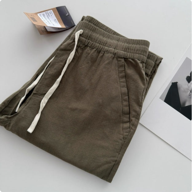 Summer Thin Casual Men's Loose Straight Pants