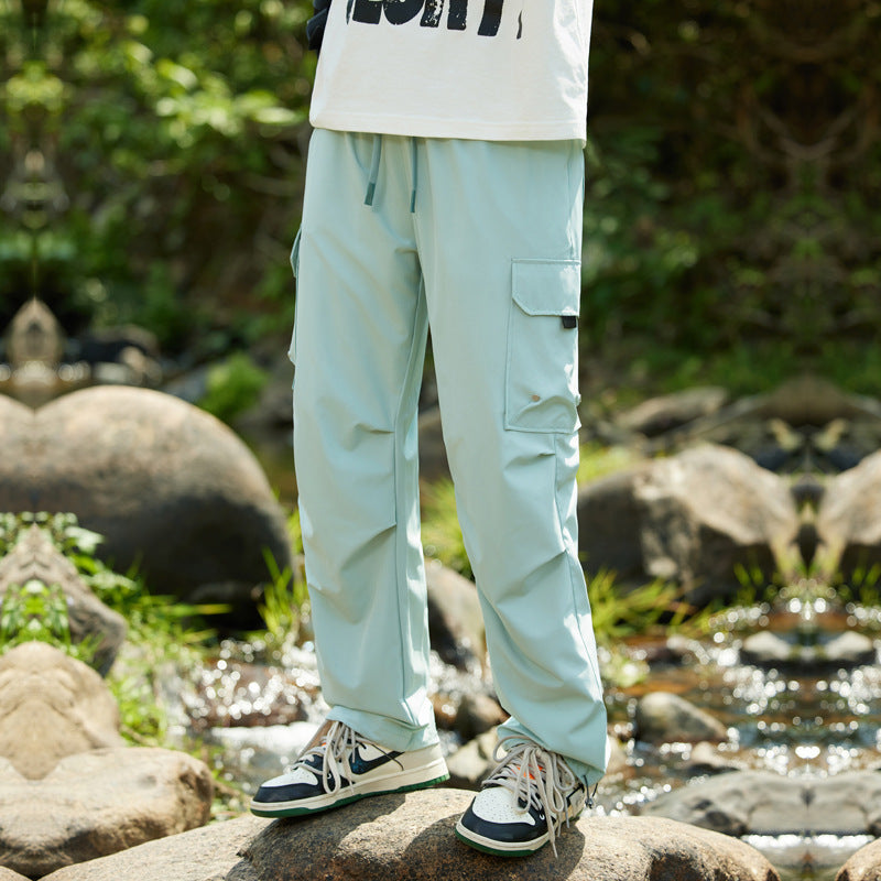 Rush Casual Pants Men's New Summer Quick-drying Men's Design Overalls