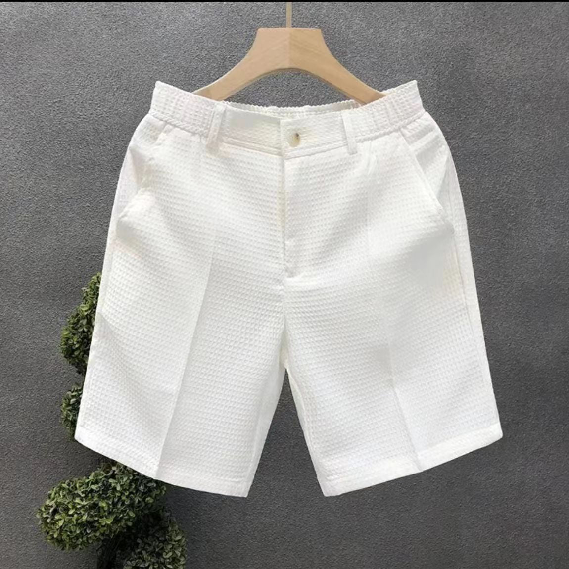 Summer New Thin Cropped Pants Fashion Outwear Slim Fit All-matching