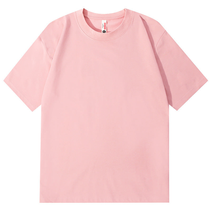 Ice Feeling Sorona Brushed T-shirt 220g American Round Neck Drop Shoulder