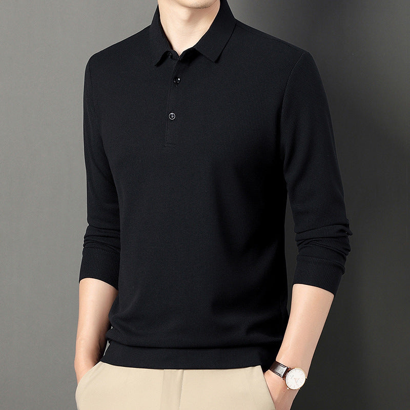 Men's Business Fashion And Leisure Long Sleeve T-shirt